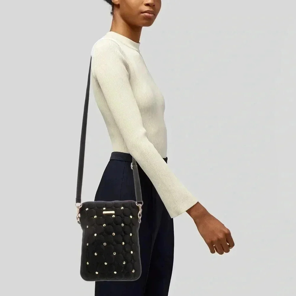 Rebecca Minkoff Quilted iPad/Tablet Holder Crossbody Bag